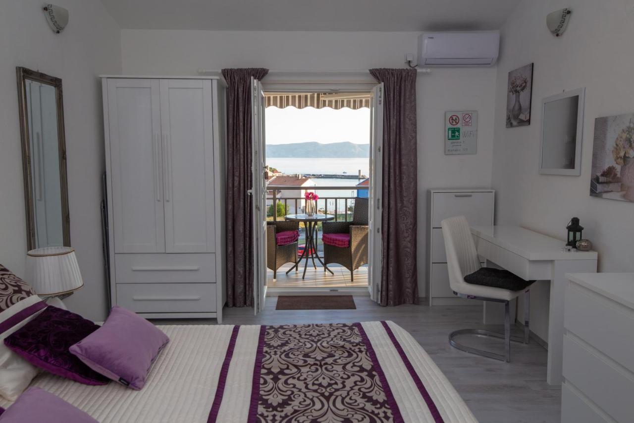 Beautyful Sea View 6 Luxury Studio Danijela Appartement Senj  Buitenkant foto